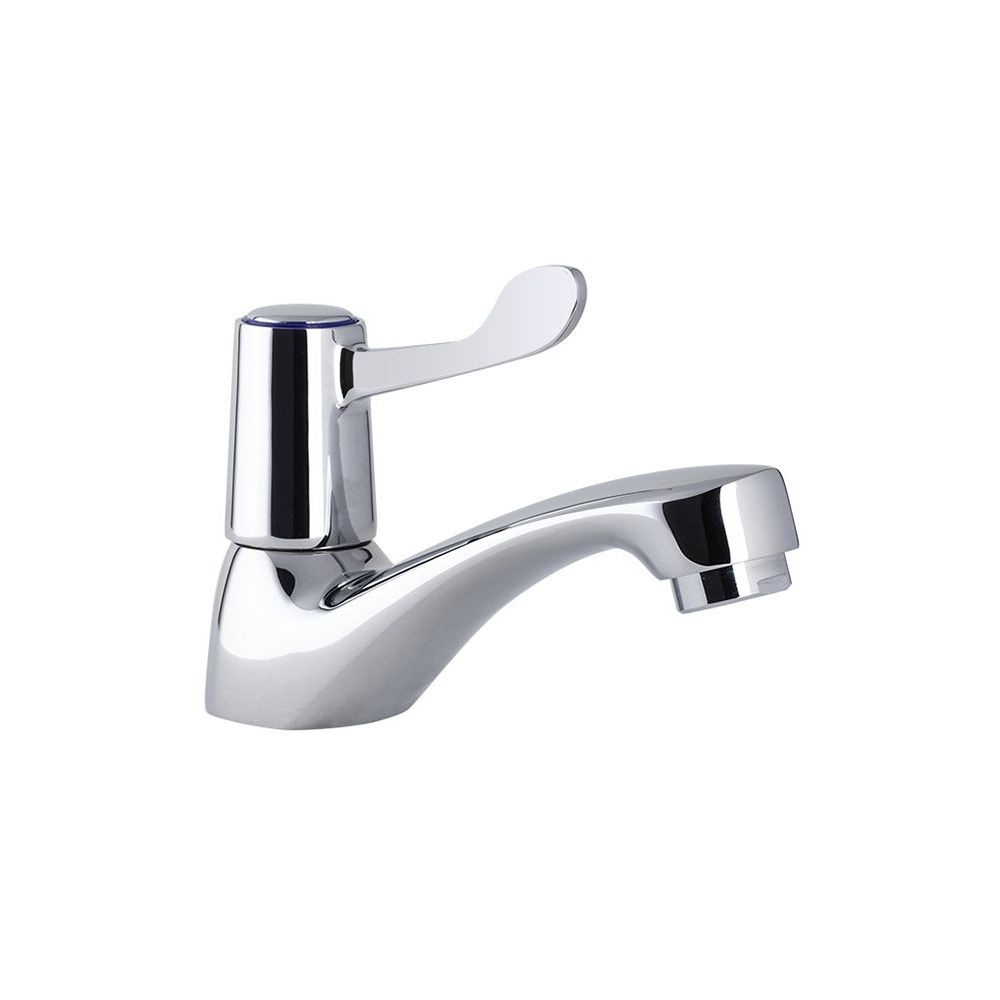 TAP BASIN BRASS CP LE LSPOUT