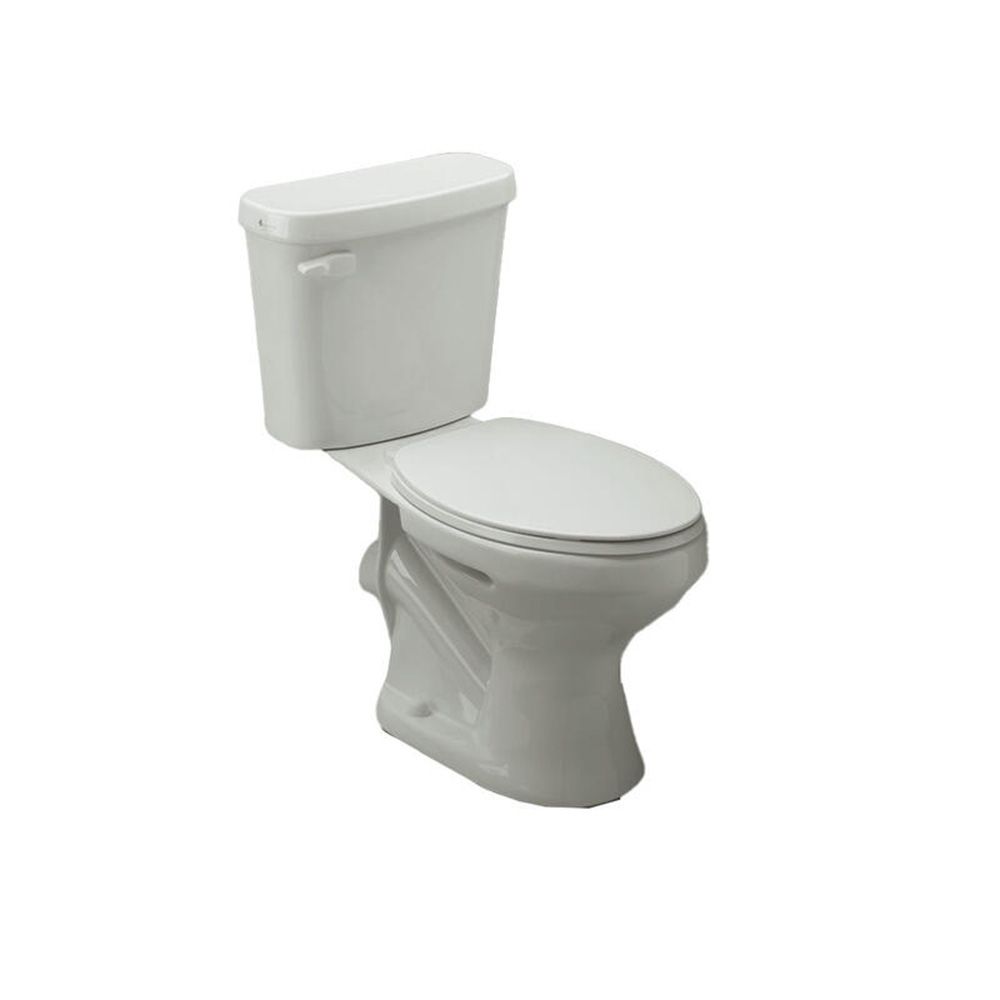 Fv Elongated P-Trap Toilet Complete Wht