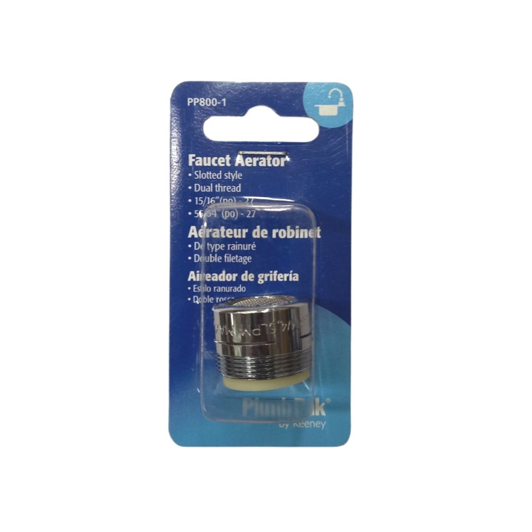 Plumb Pak Male-Female Faucet Aerator PP800-1