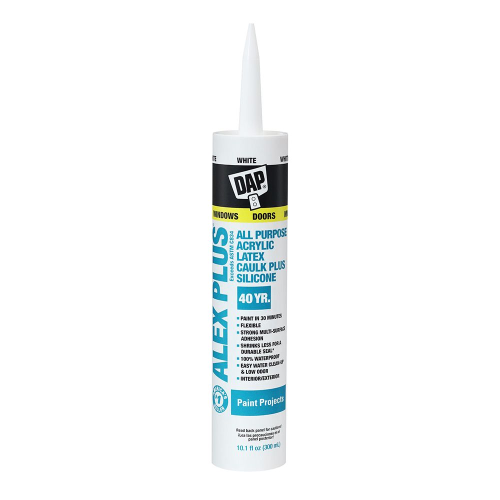 Dap Alex Caulk 10 Oz Wht