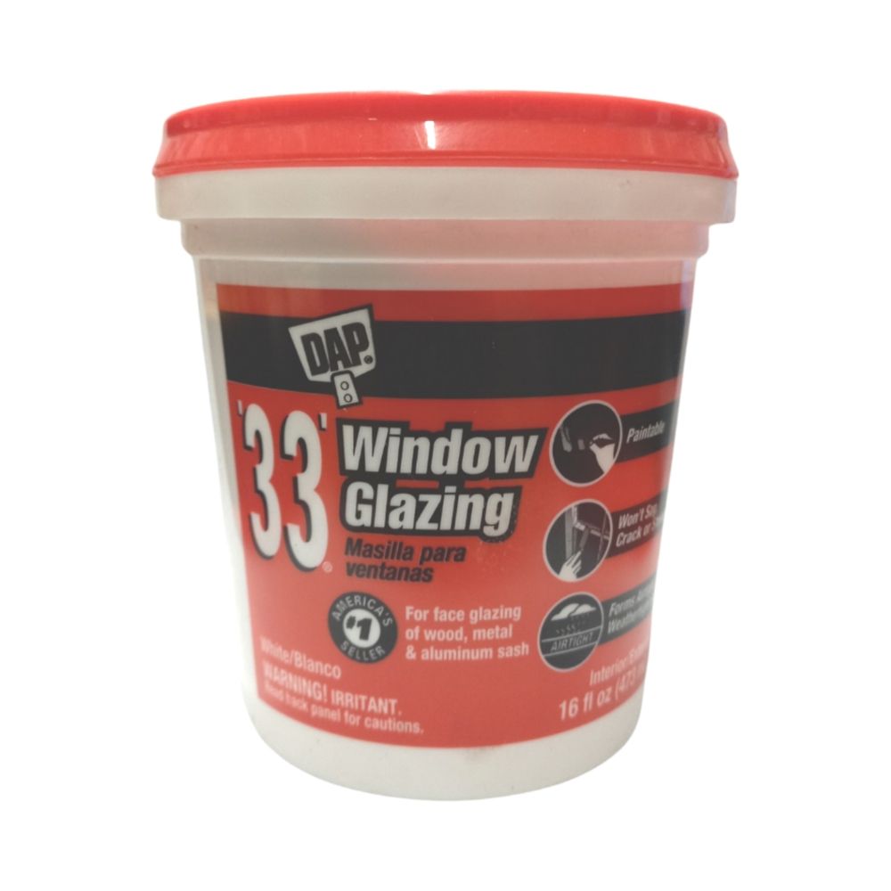 Dap Glazing Compound White Pint