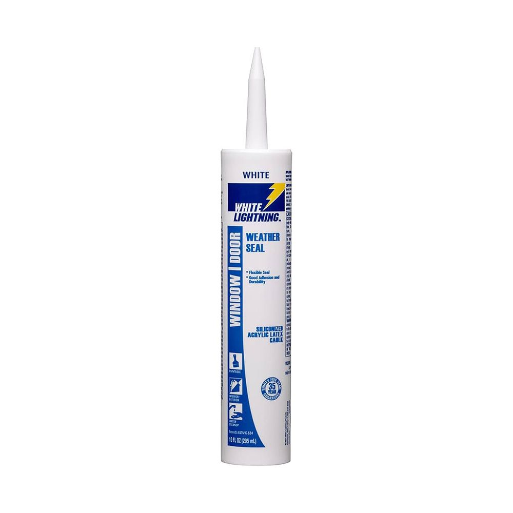 White Lightning Latex Caulk 10 Oz White W32000010