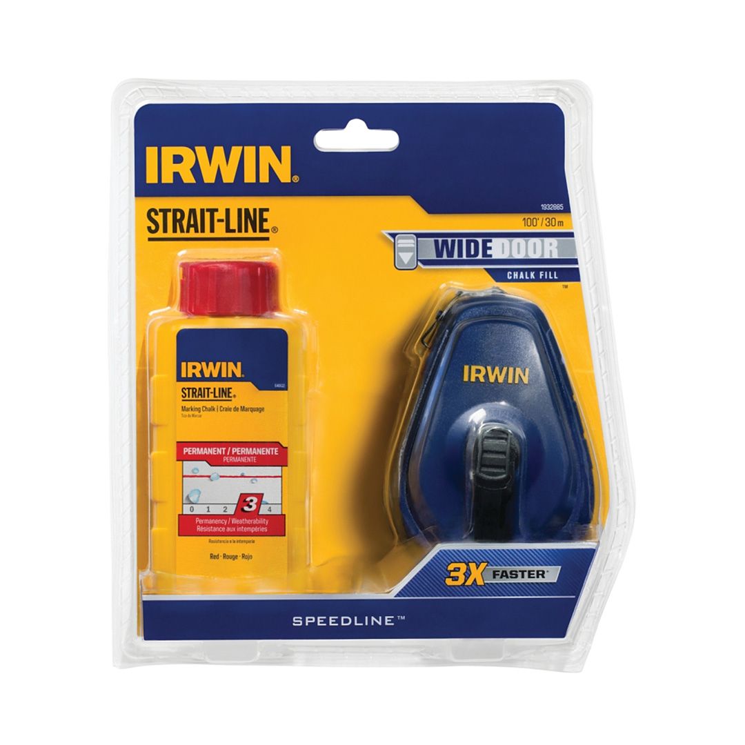 Irwin Caulk Reel Speedline w/red