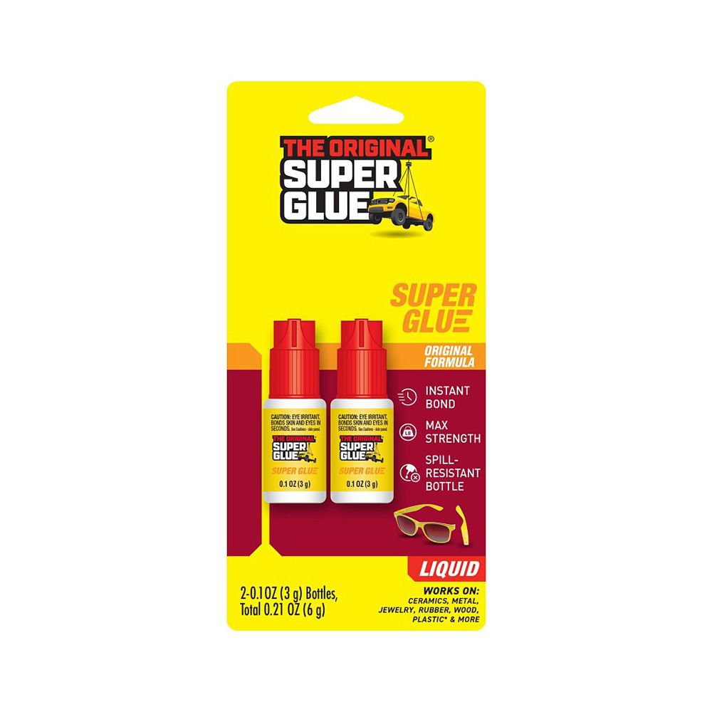 GLUE SUPER BOTTLE 3GM 2PK