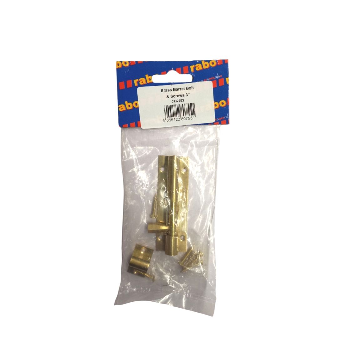 Brass Barrel Bolt 3 In 2203