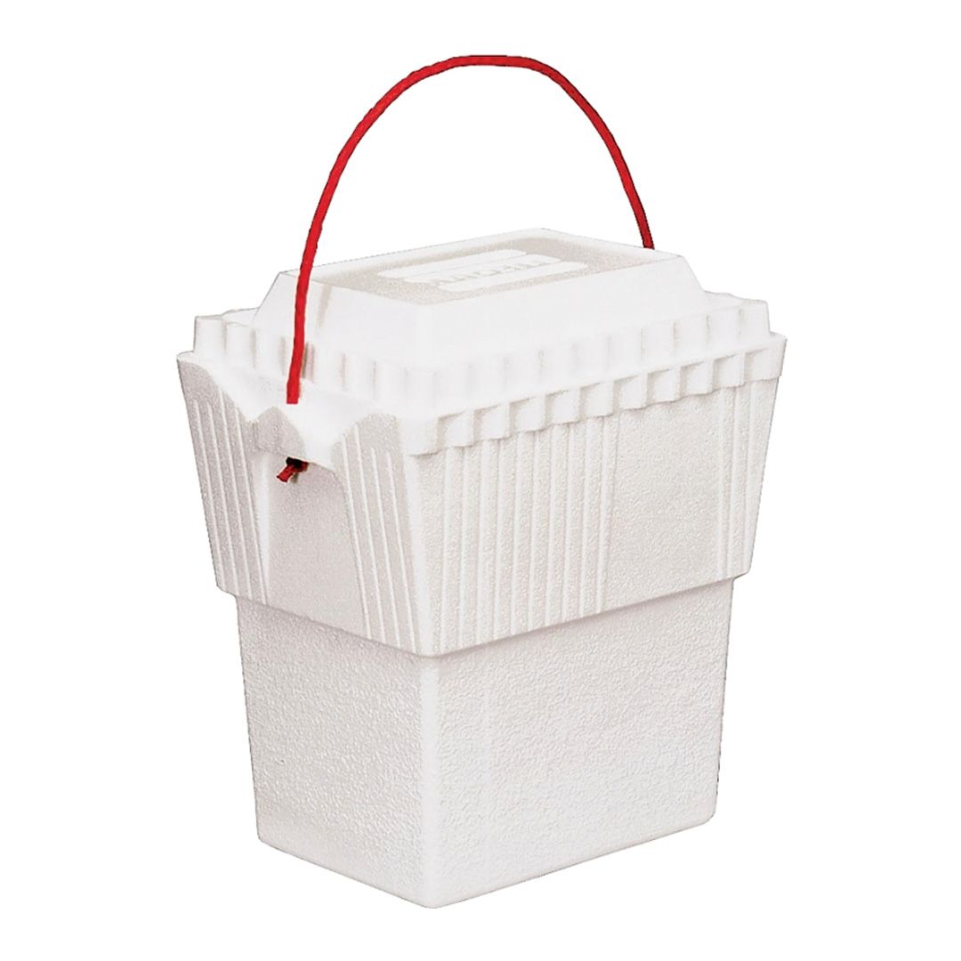 lifoam Industies Styrofaom Ice Chest Cooler White