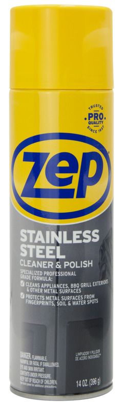 Zep Stainless Steel Polish 14 Oz ZUSSTL14