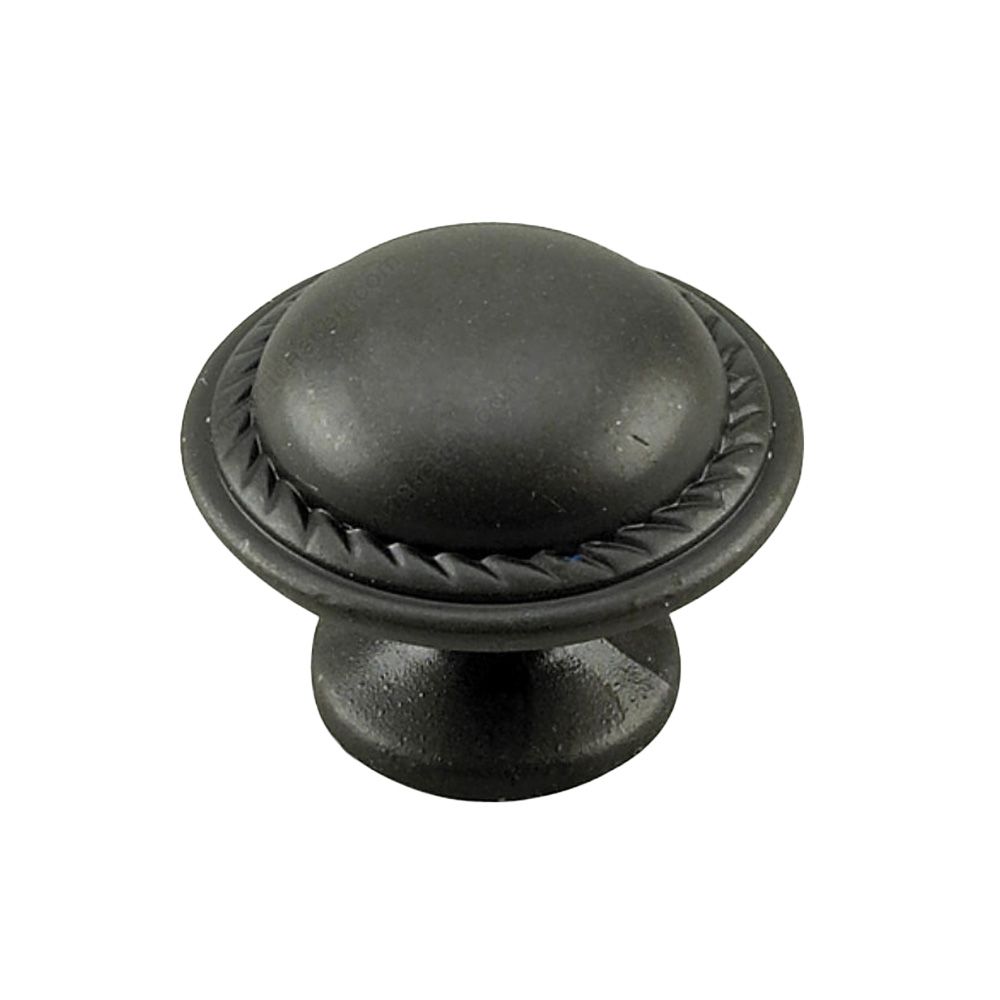 Matte Blk Cabinet Knob 30mm