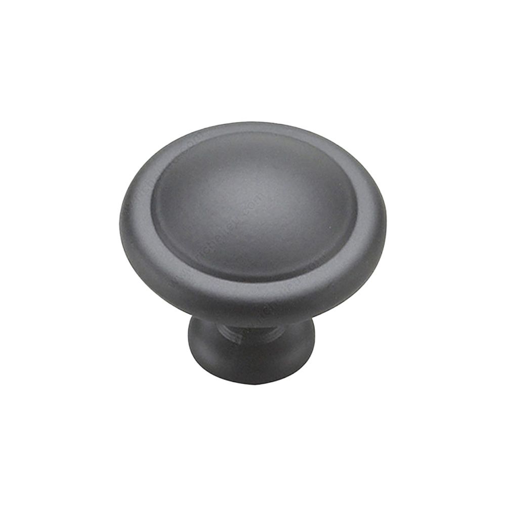 Matte Blk Cabinet Knob 32mm