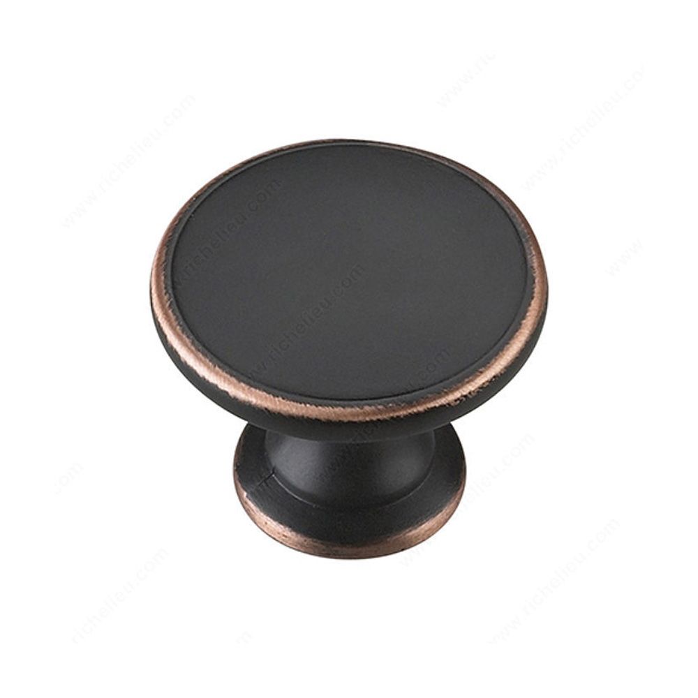 Oil Rubbed Bronze Cabinet Knob 1 3-4