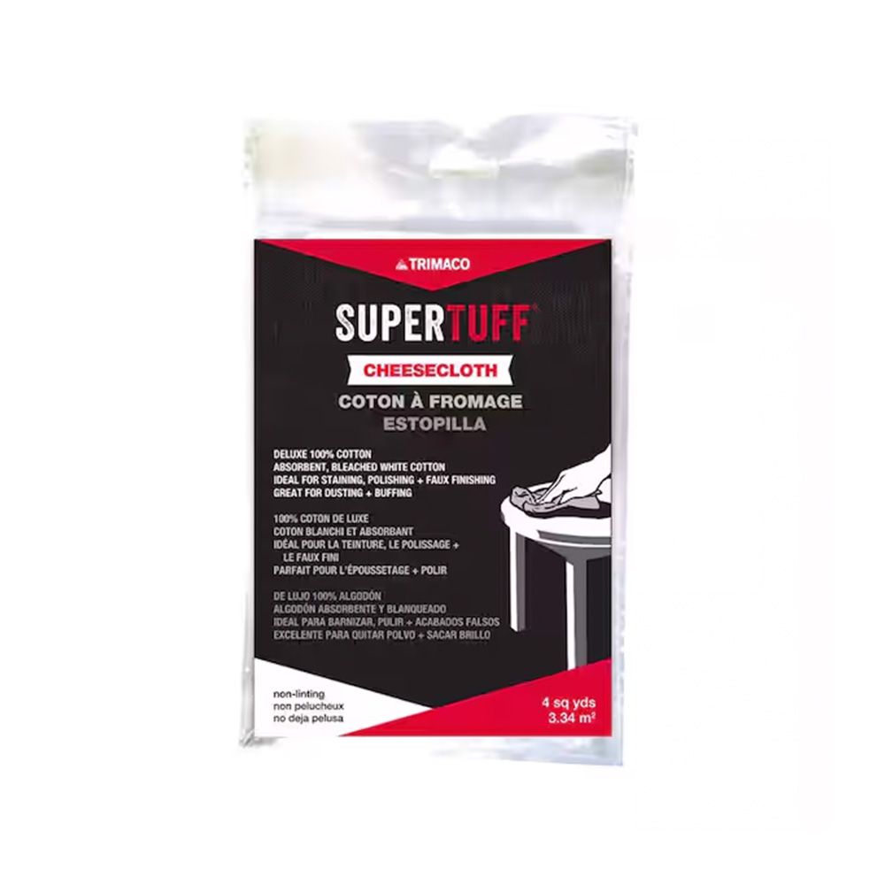 Trimaco Supertuff Cheese Cloth 4 Yd X 4 Yd 10303