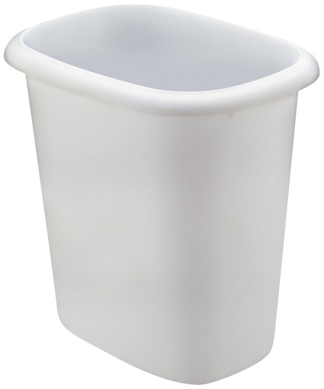 Rubbermaid Wastebasket 6 Qt Wht