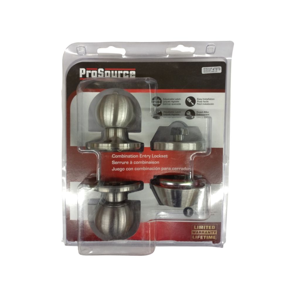 Prosource Entry/Deadb Lockset S Nic B3PB1-PS