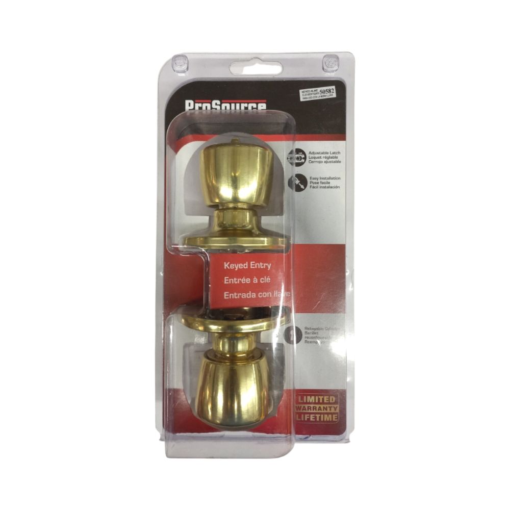 Prosource P-Brass Tulip Entry Lock TS700V-PS