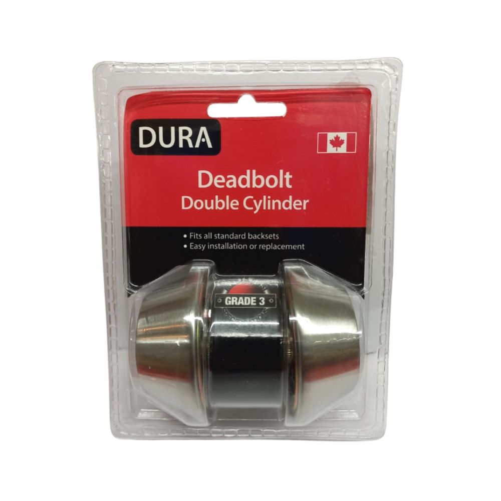 DURA Entrance Double Dead-Bolt, SS
