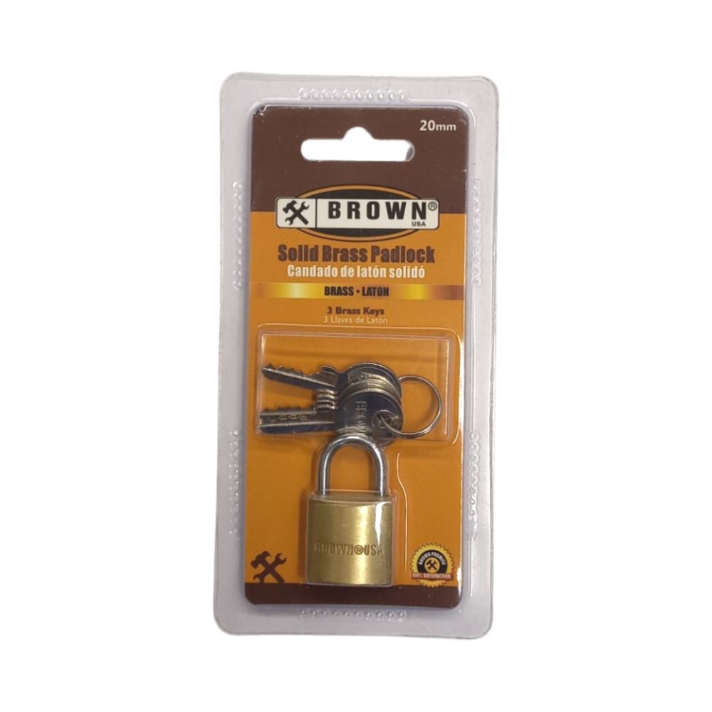 Brass Padlock 3/4 In BR401