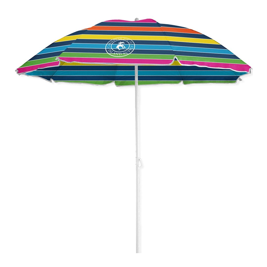 Caribbean Joe Multi-color Umbrella 6Ft