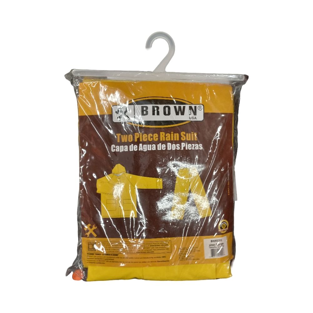 Large Rainsuit Brown Usa