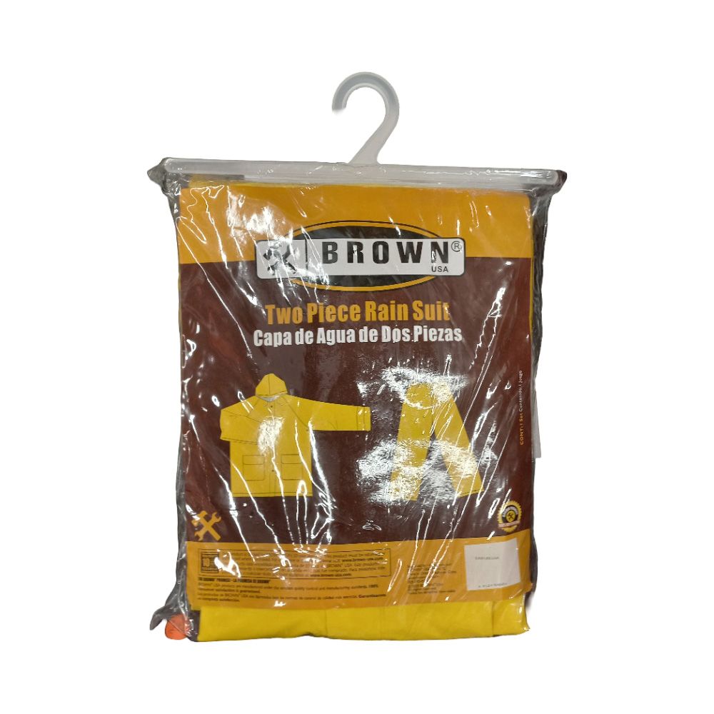 Exrtra Large Rainsuit Brown Usa