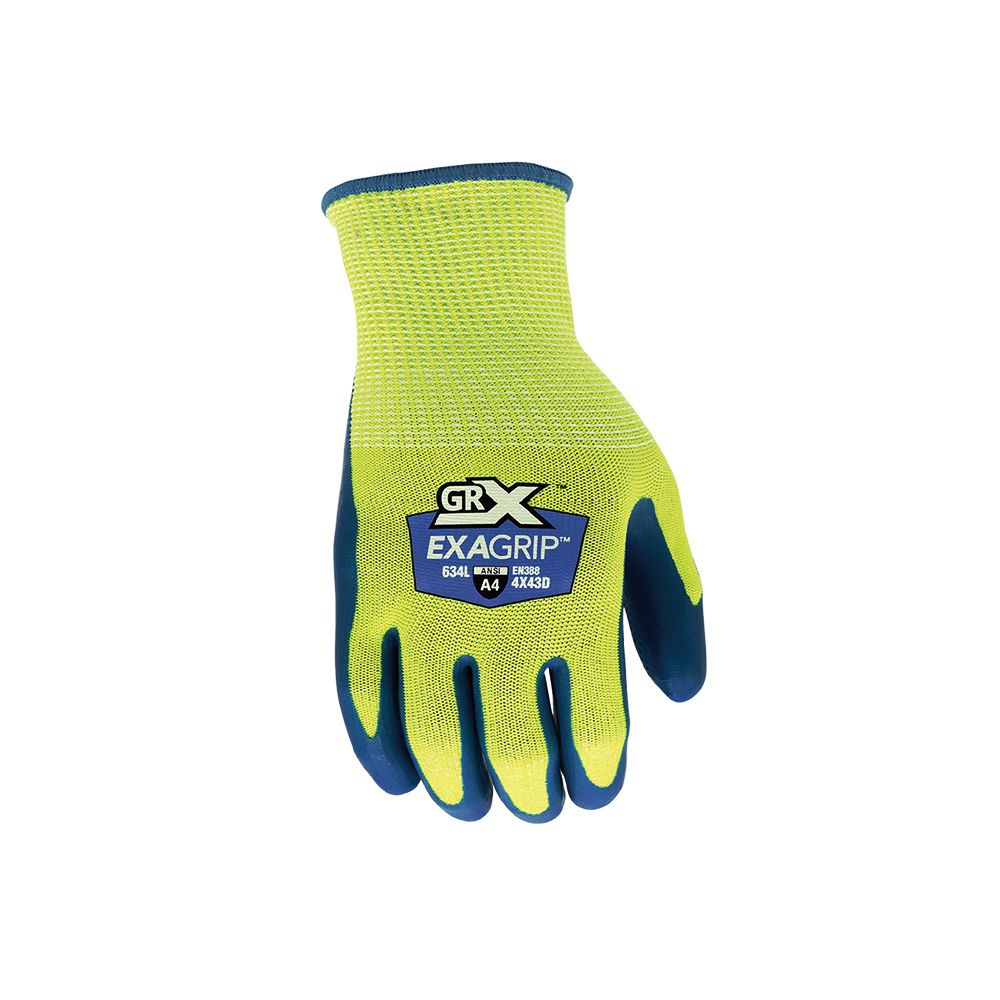 Grx Cut 634 15G High VIZ Exagrip A4 L