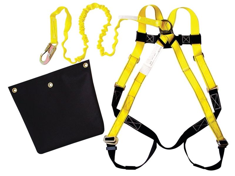 Safety Body Harness With Lanyard