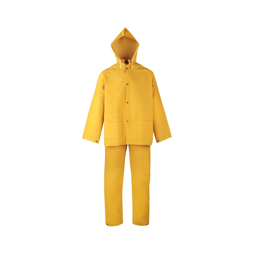 X-Large Heavy Duty Rain Coat Ylw 3 Piece