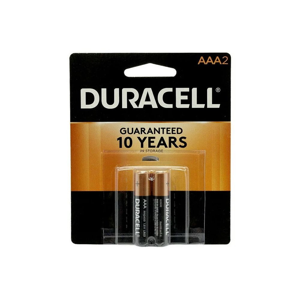 Duracell Alkaline Aaa Batteries 2 Pk