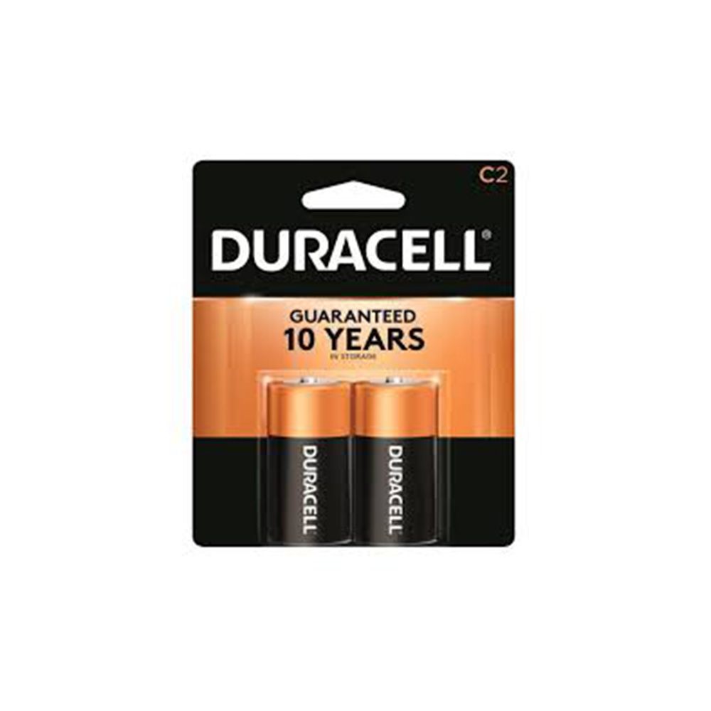 Duracell Alkaline C Batteries 2 Pk