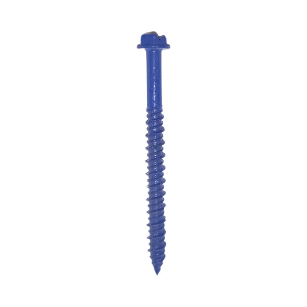 Slotted Hex Masonry Screw 3-16 In X 2.25 In