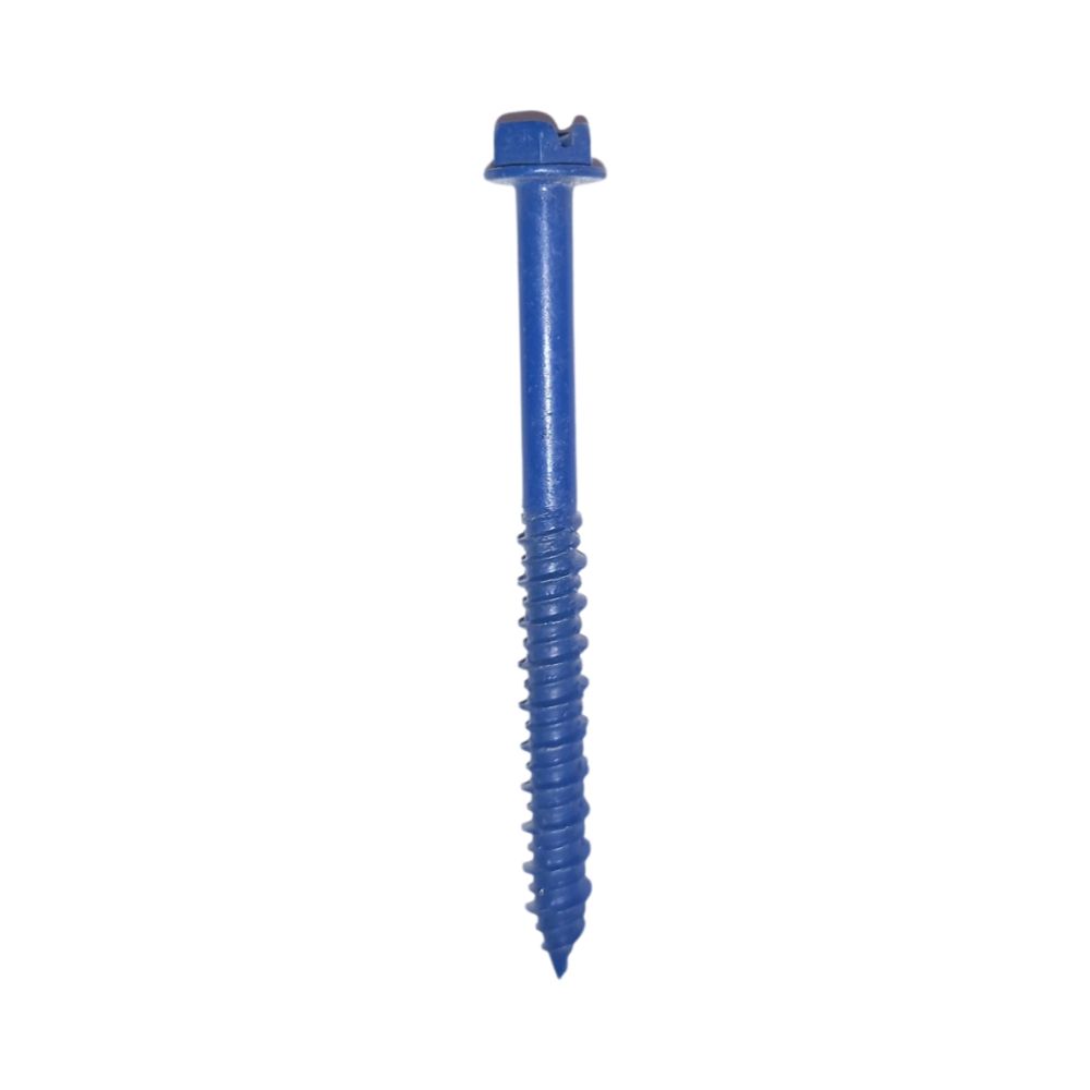 Slotted Hex Masonry Screw 0.25 In X 2.75 In