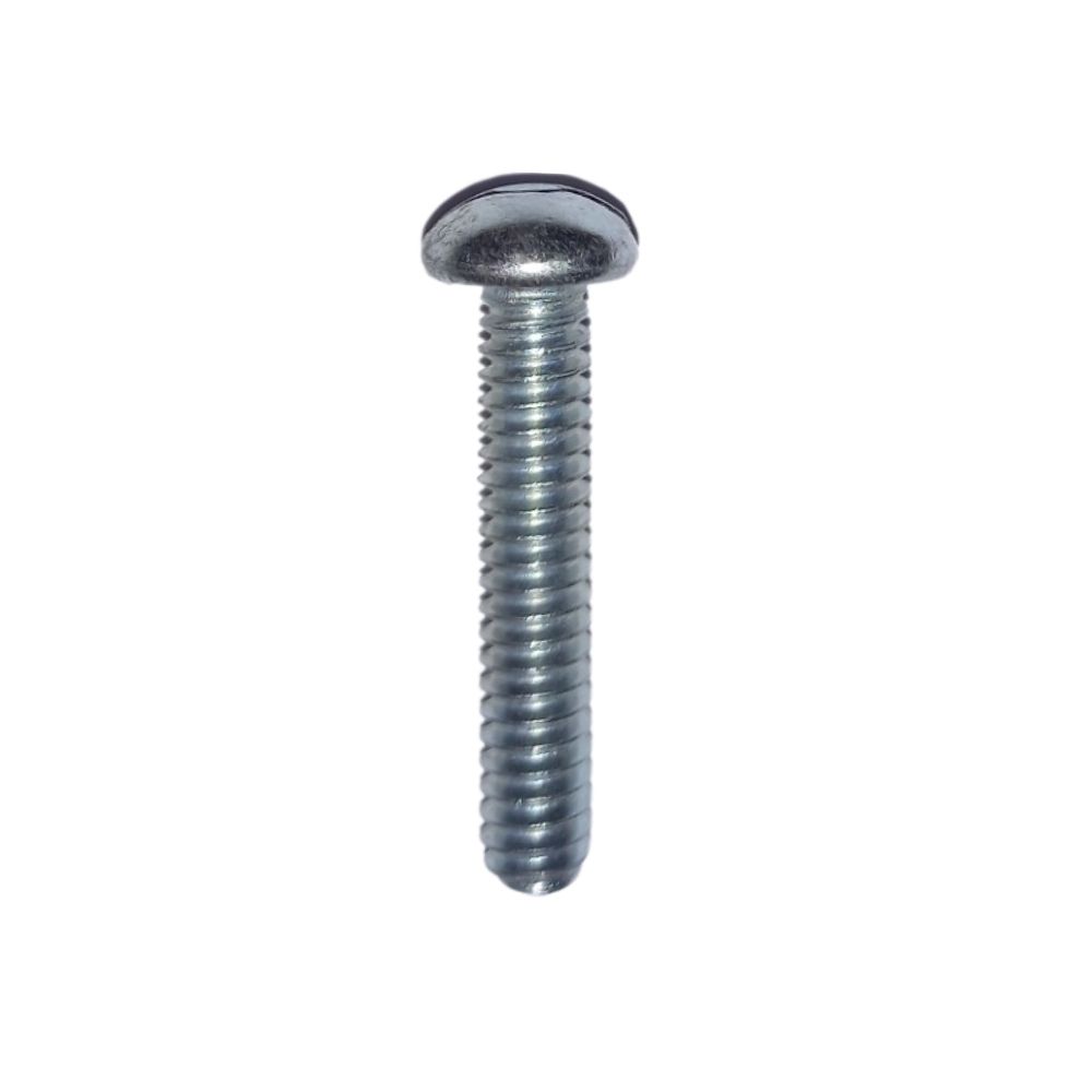 Slotted Round Machine Screw 10-24 X 1 In