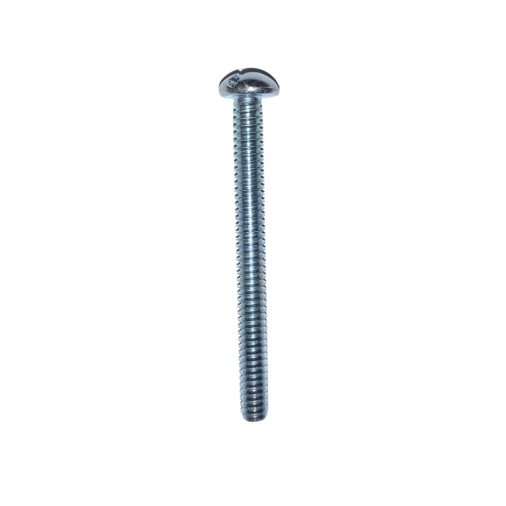Slotted Round Machine Screw 10-24 X 2 In