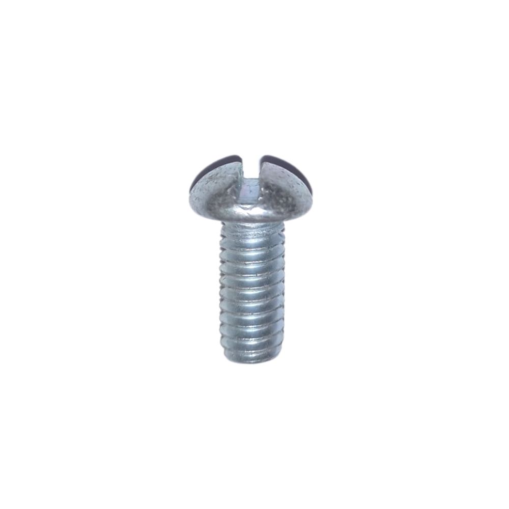 Slotted Round Machine Screw 12-24 X 0.5 In