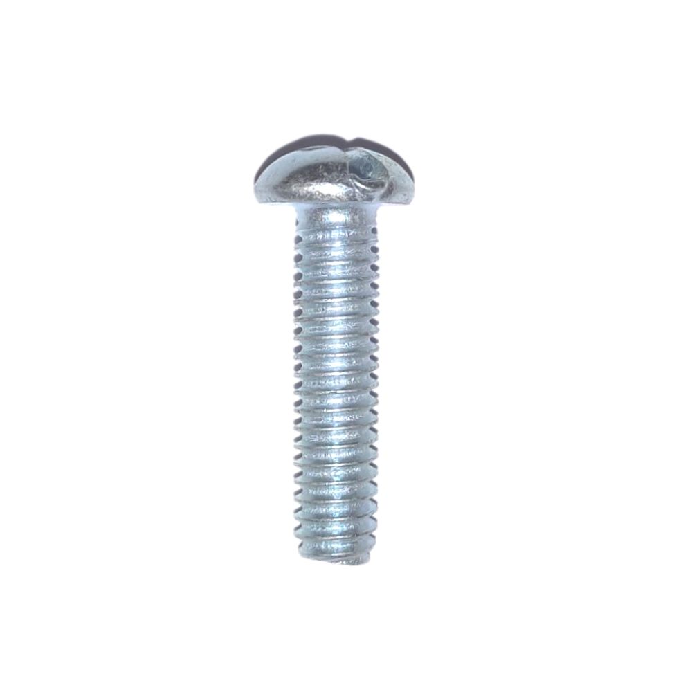 Slotted Round Machine Screw 12-24 X 1 In