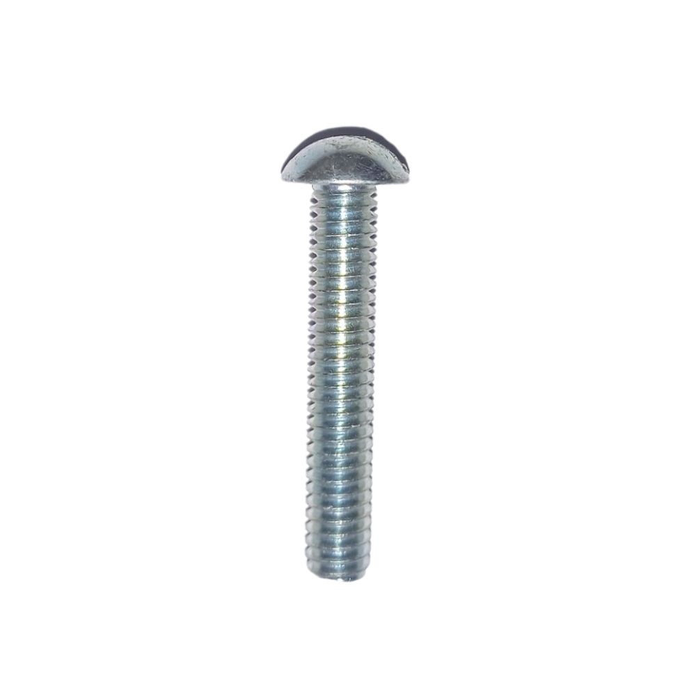 Slotted Round Machine Screw 12-24 X 1.25 In