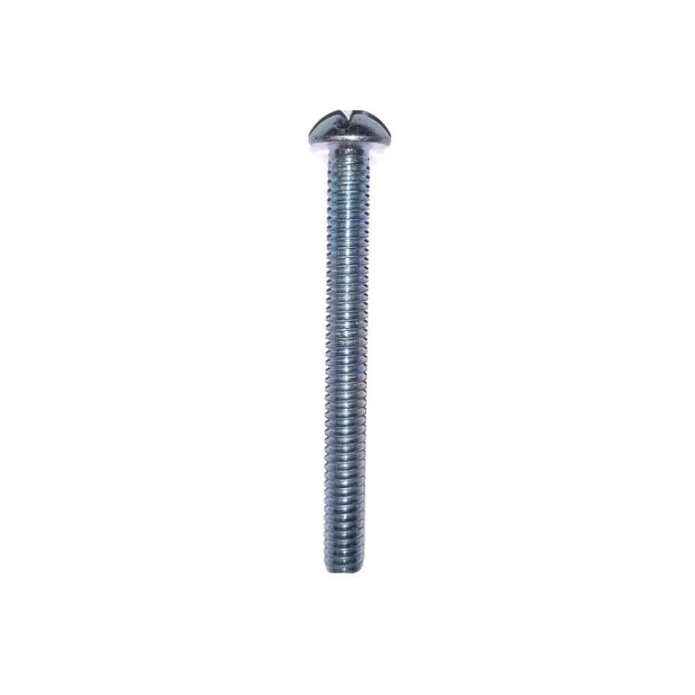 Slotted Round Machine Screw 12-24 X 2 In