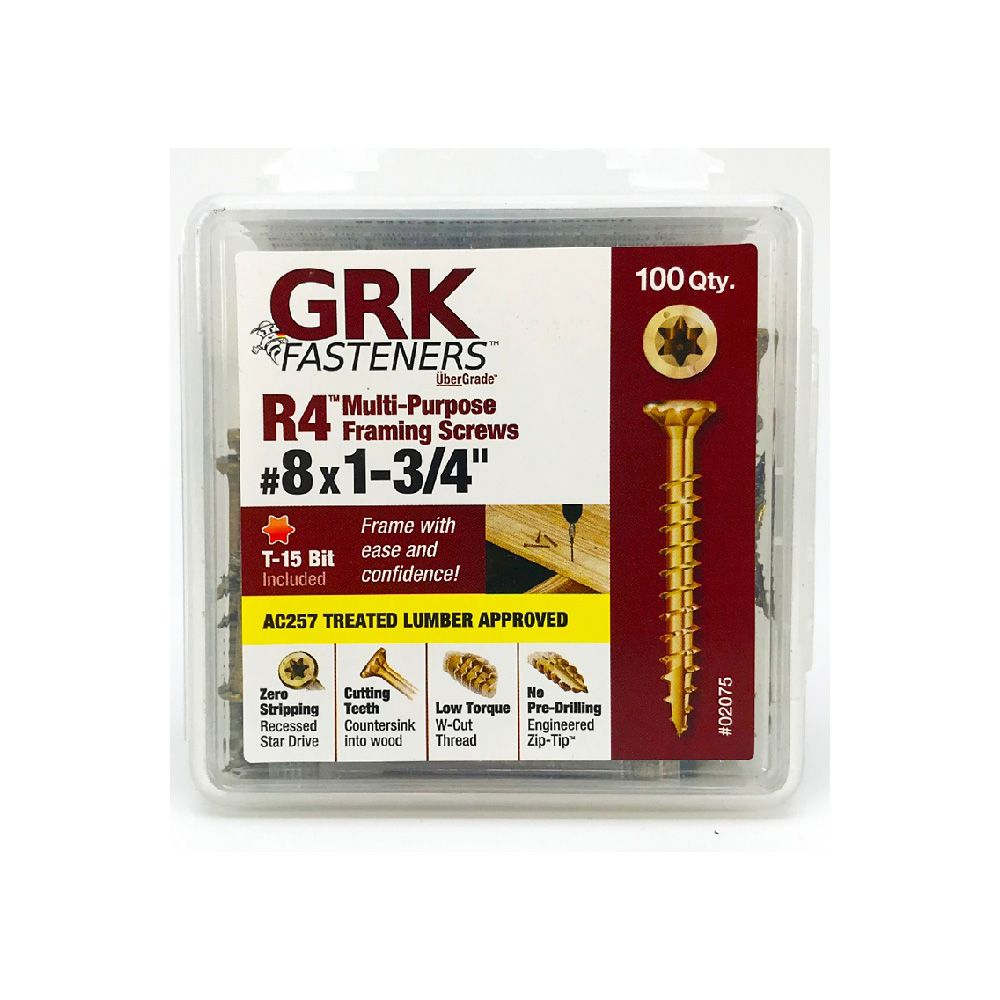 Framing Deck Screws 8X 1 3-4In