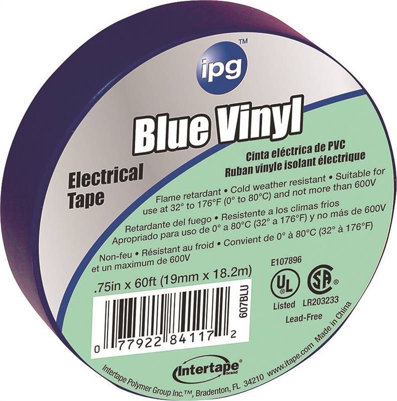 Electric Tape 3/4 In X 60 Ft Blu