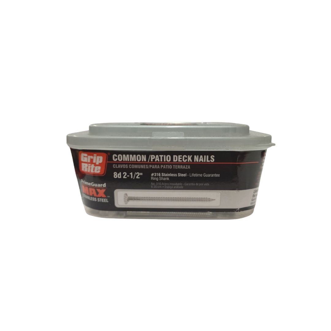 S-Steel 304 Common Nails 2.5 In 1 Lb