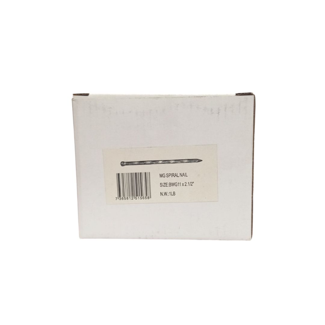Spiral Nails 2.5 In 1 Lb