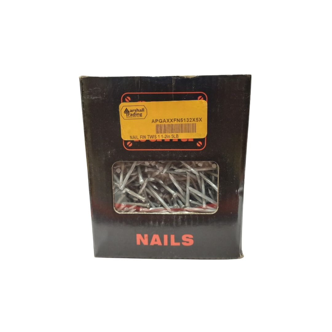 Twisted Finishing Nails 1 1/2 In 5 Lb