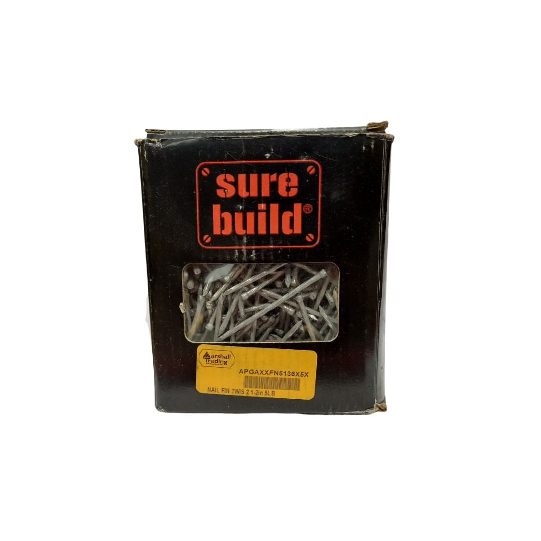 Twisted Finishing Nails 2 1/2 In 5 Lb