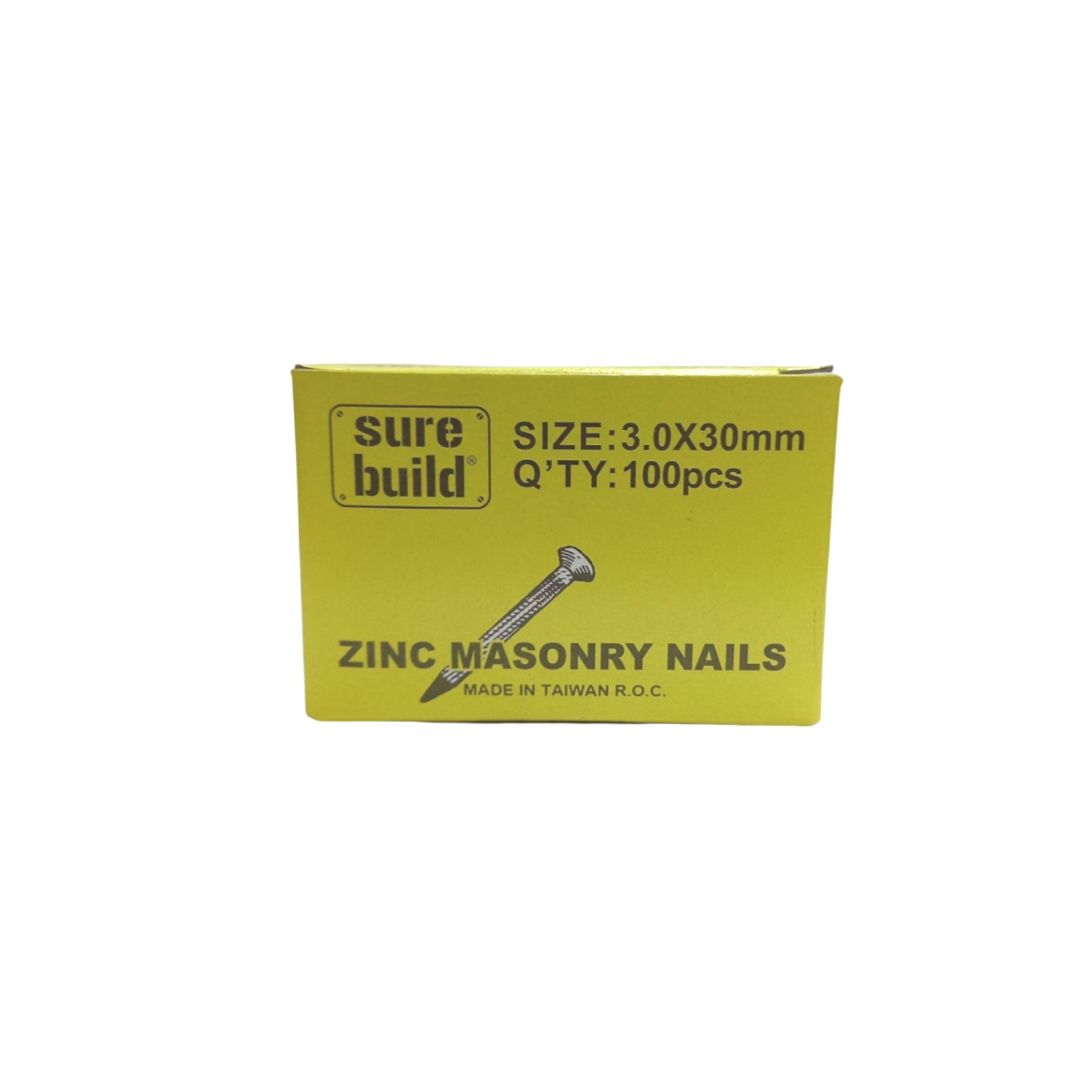 Masonry Nails 3.0 X 30 Mm 100 Piece