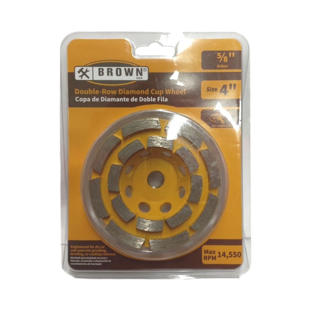 GRIND WHEEL CUP 4" BR