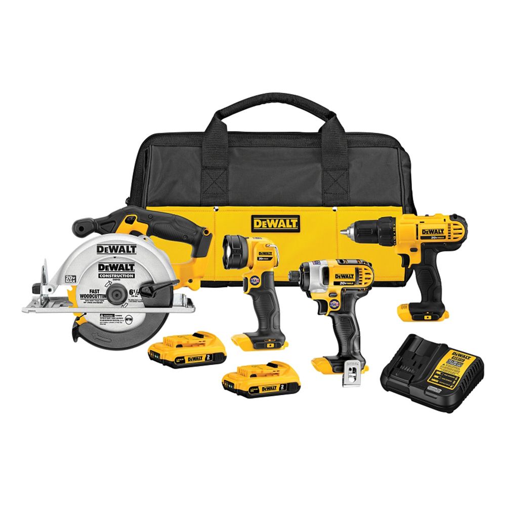 DEWALT COMB 4-TOOL KIT 20V