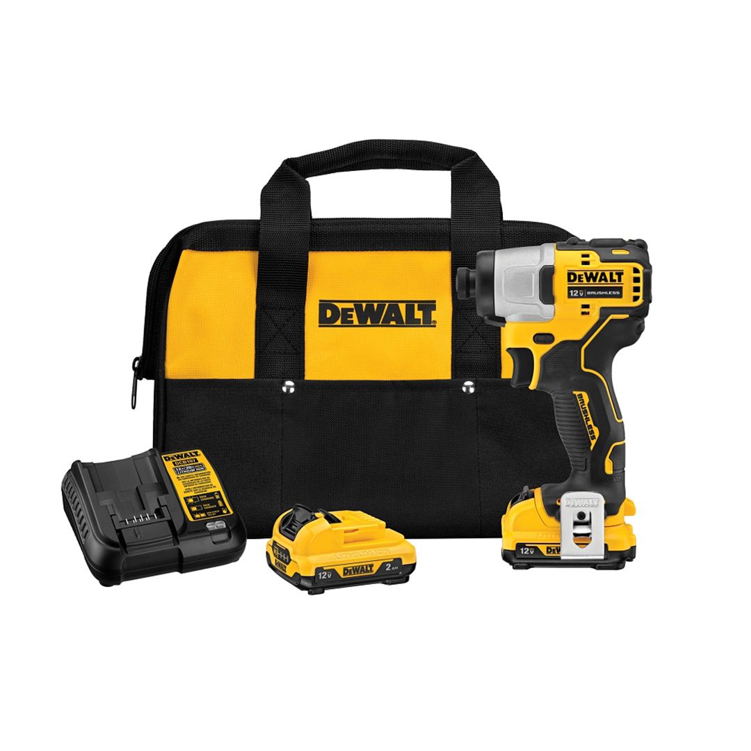 Dewalt 12V Cordless Drill Impact Kit 1/4IN