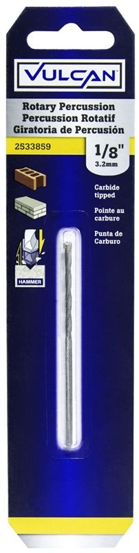 Masonry Perc Drill Bit 1/8 In X 3 In