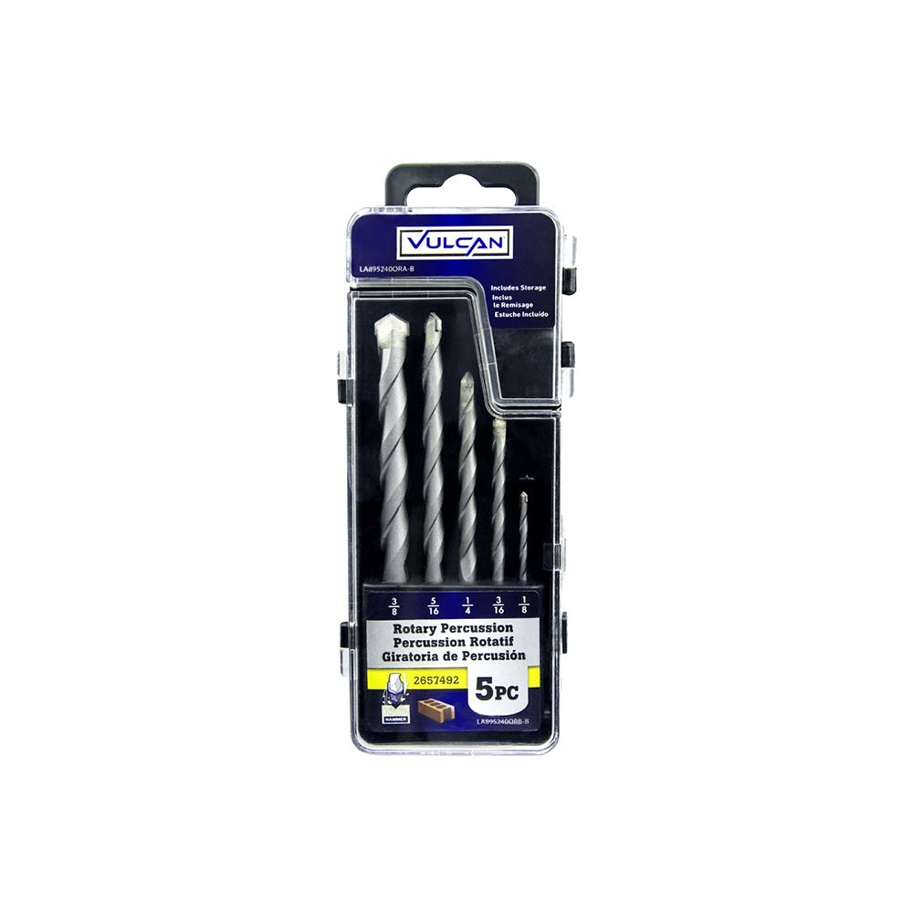 Masonry Perc Drill Bit Set 5 Piece