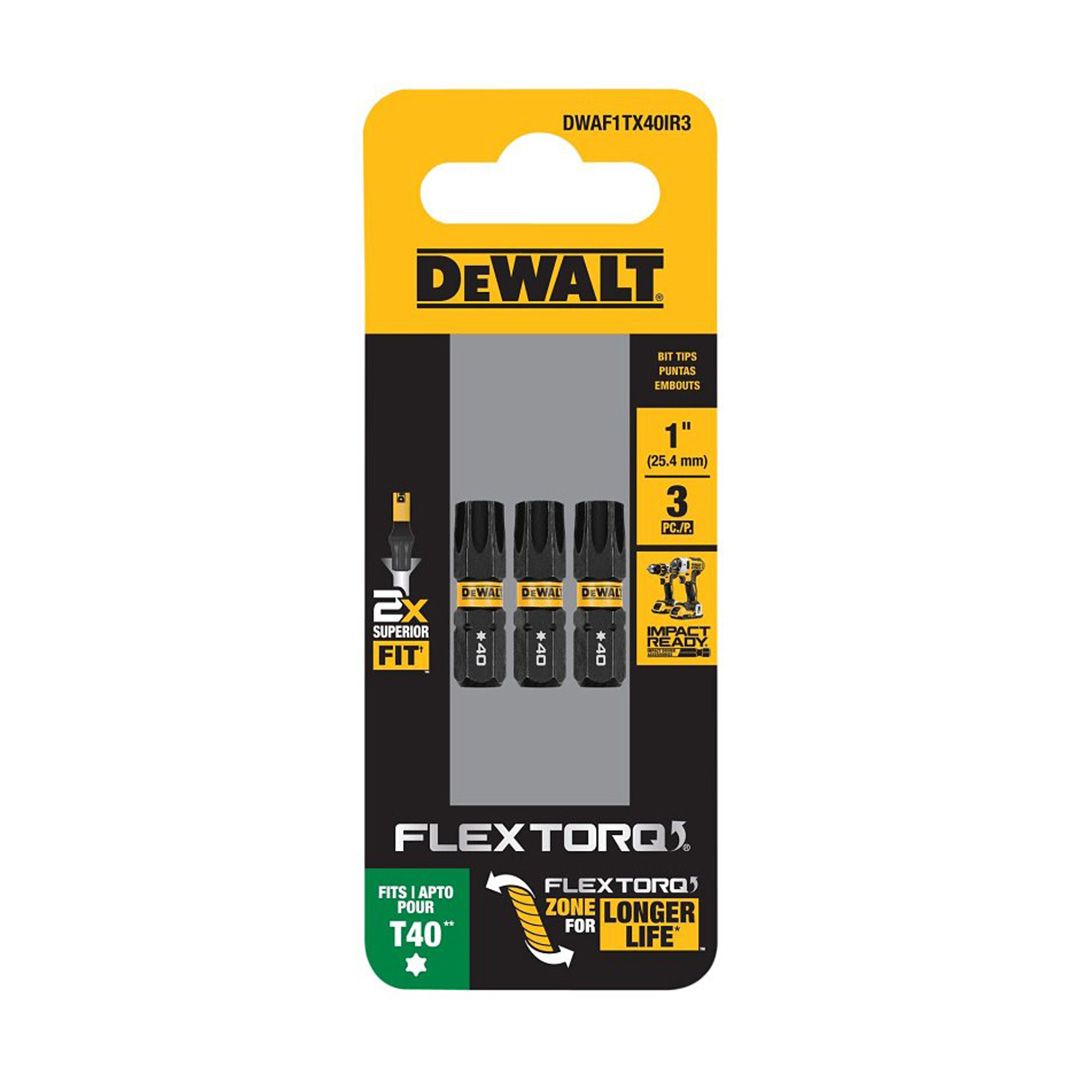 BIT INSERT T40 3PC TORX DEW