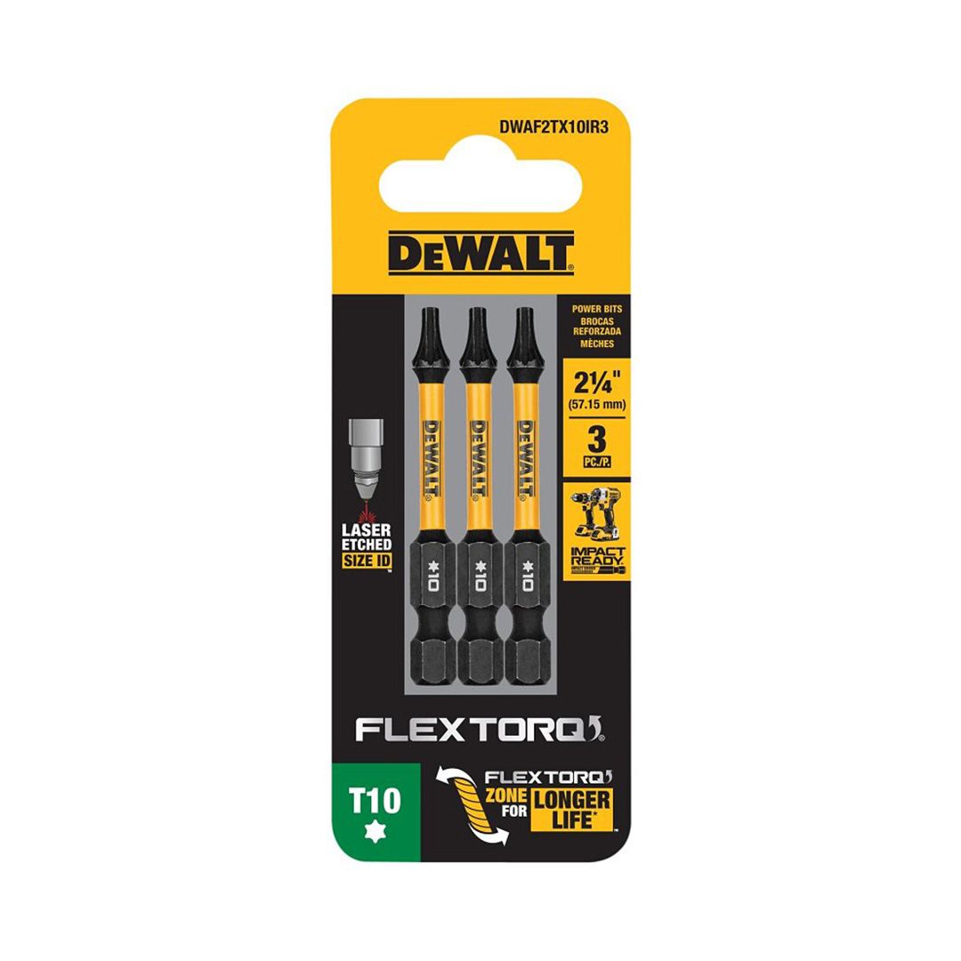 BIT INSERT T10 2 1-4 TORX DEW